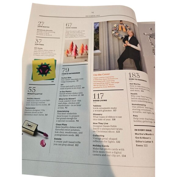 Martha Stewart Living Magazine December 2013 Issue Cookies Everyone Will Love - Picture 5 of 5